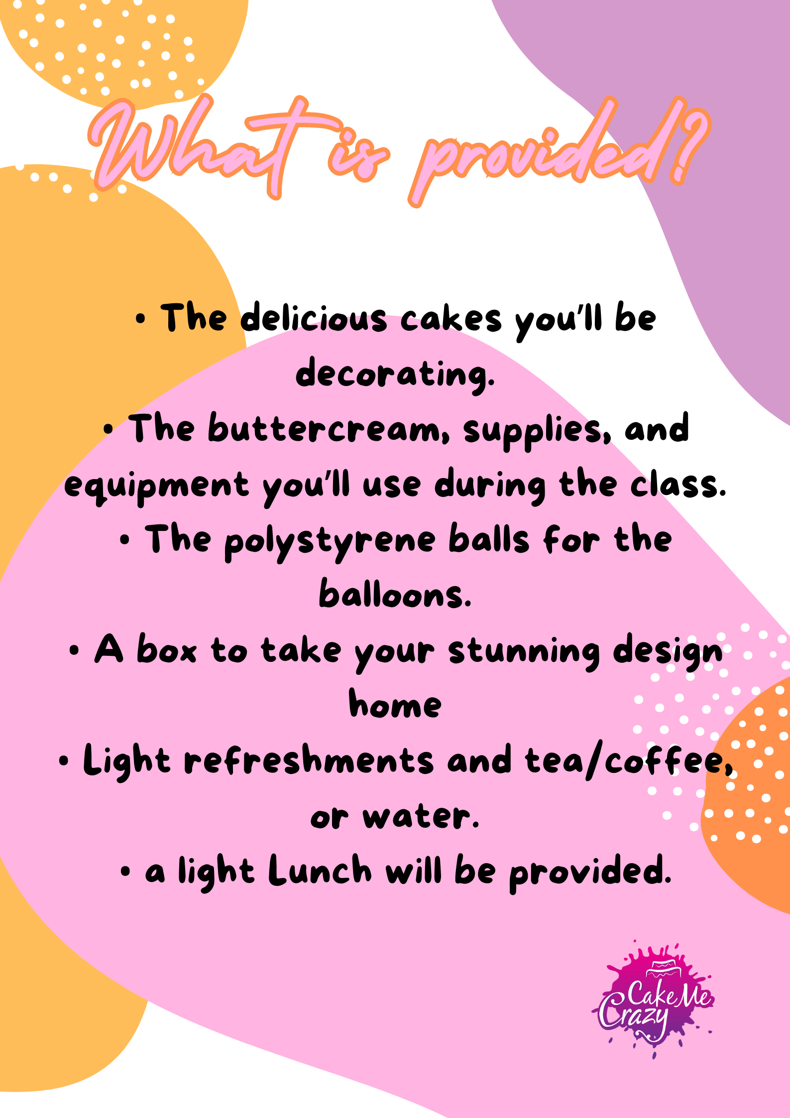 What is Provided