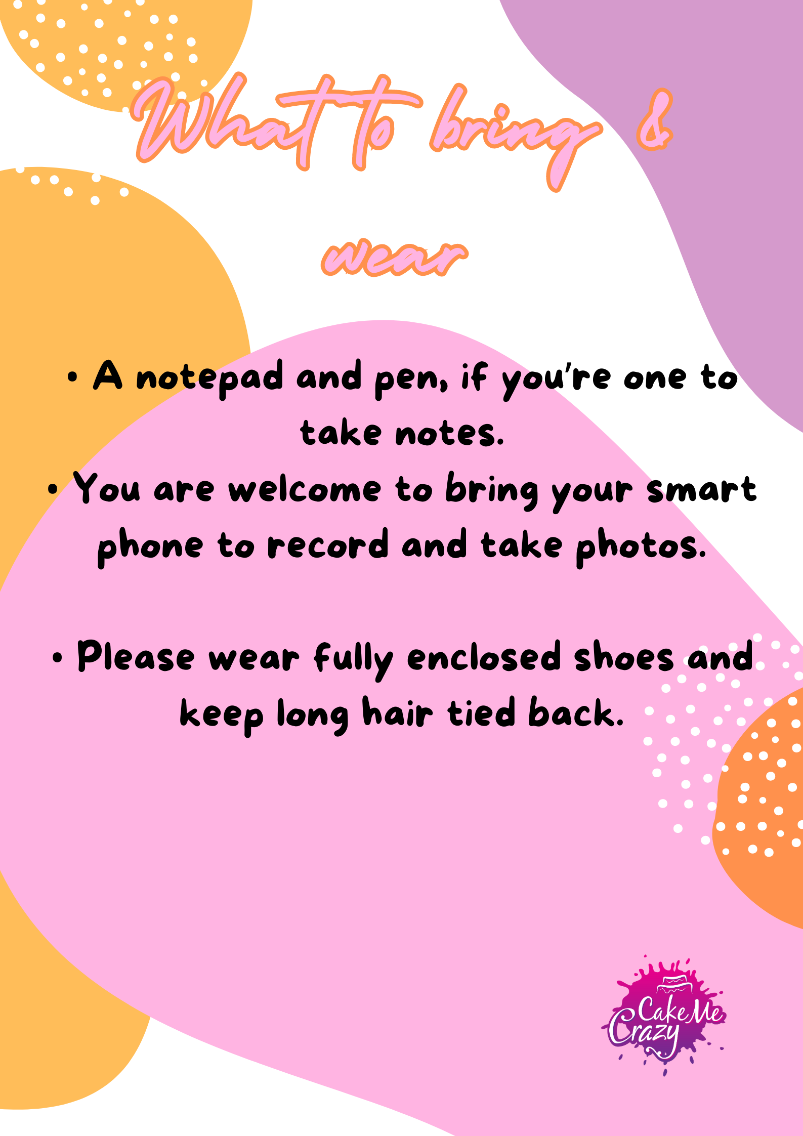 Whats to Bring and Wear