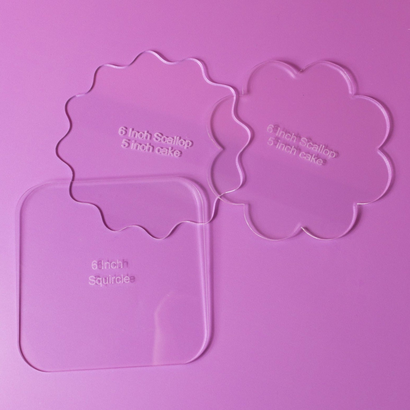 Acrylic Guide Boards - Set of 2