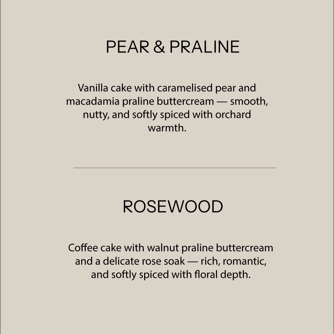 Cake Samples - September 20th